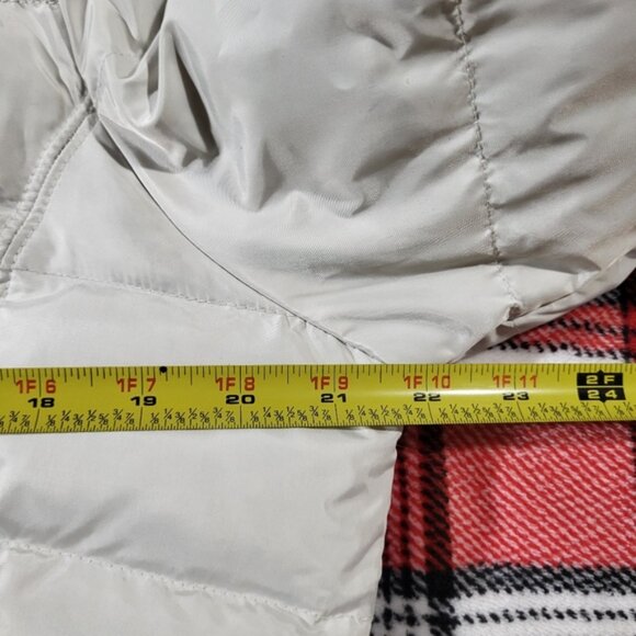 The North Face Dreamer Parkina Parka Gardenia White puffer Jacket Size Large - Picture 11 of 16